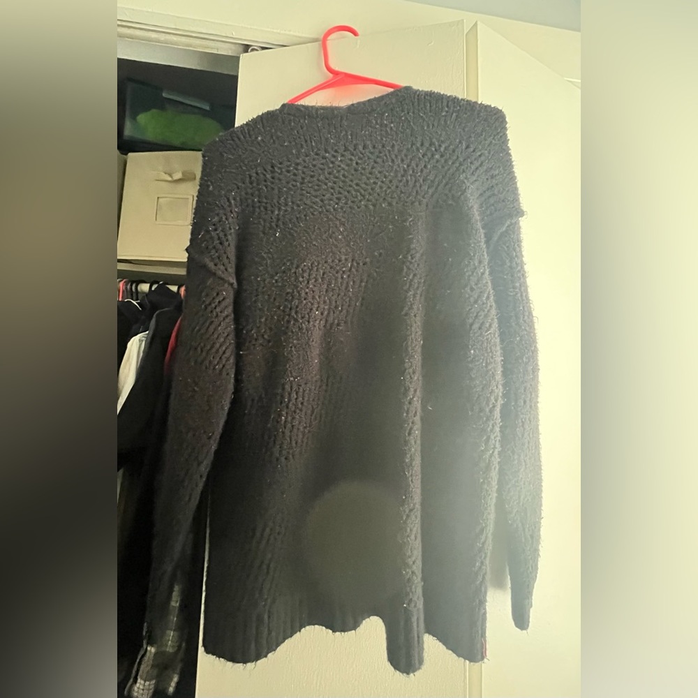 HOLLISTER BLACK CARDIGAN SIZE XS